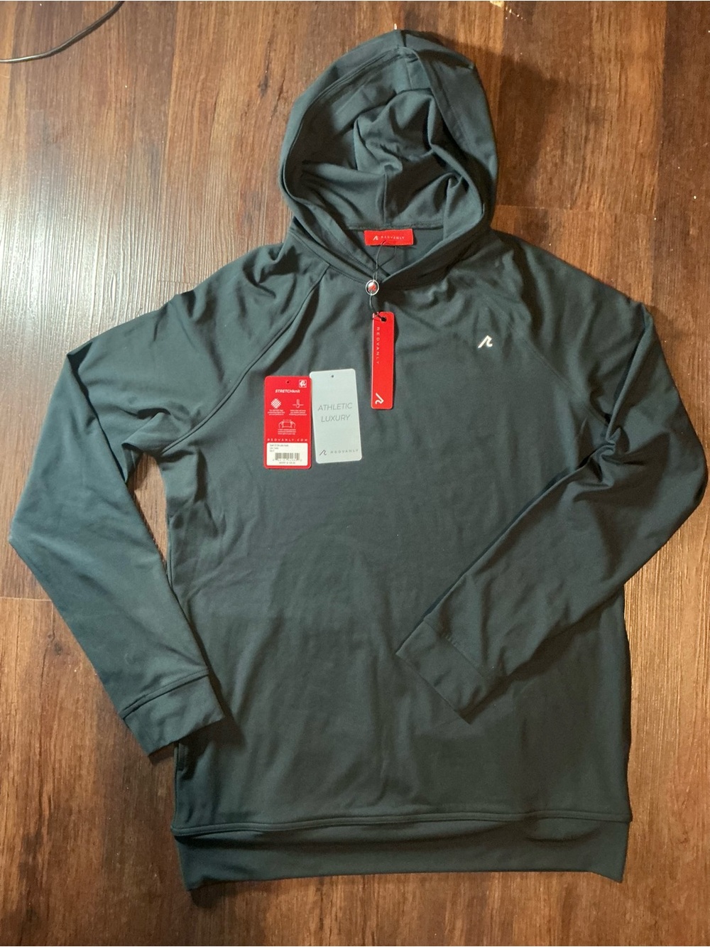 REDVANLY Larkin Hoodie NWT Small Fall ‘26 release #Athletic Luxury